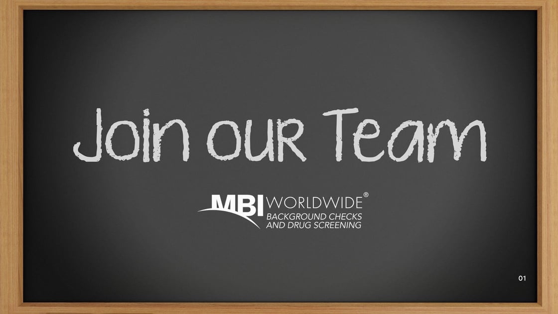 Background Check Jobs at MBI Worldwide