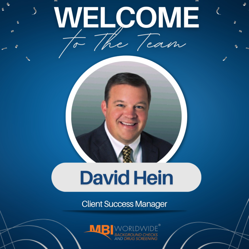 Welcome to the team, David Hein, our Client Success Manager!