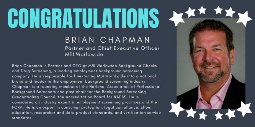 MBI WORLDWIDE CEO, BRIAN CHAPMAN, NAMED HR SUPERSTAR BY HRO TODAY MAGAZINE