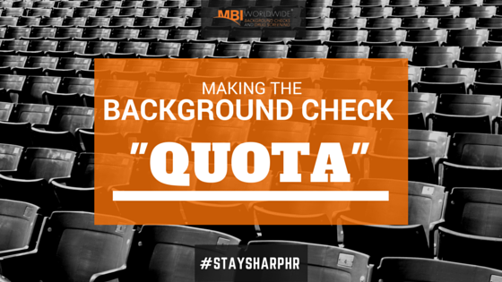 Making the Background Check 