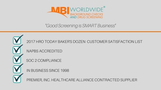 MBI Worldwide Named to List of Top Employment Screening Providers