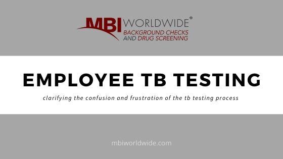 The Process of Employee TB Testing