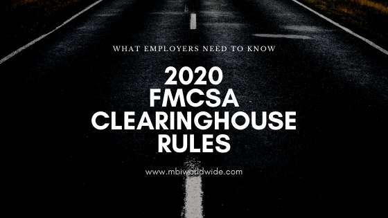 How Will the 2020 FMCSA Clearinghouse Rules Impact Your Fleet